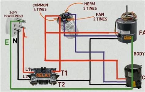 Repair Help Powerwell Capacitors. . Air conditioner capacitor wiring diagram